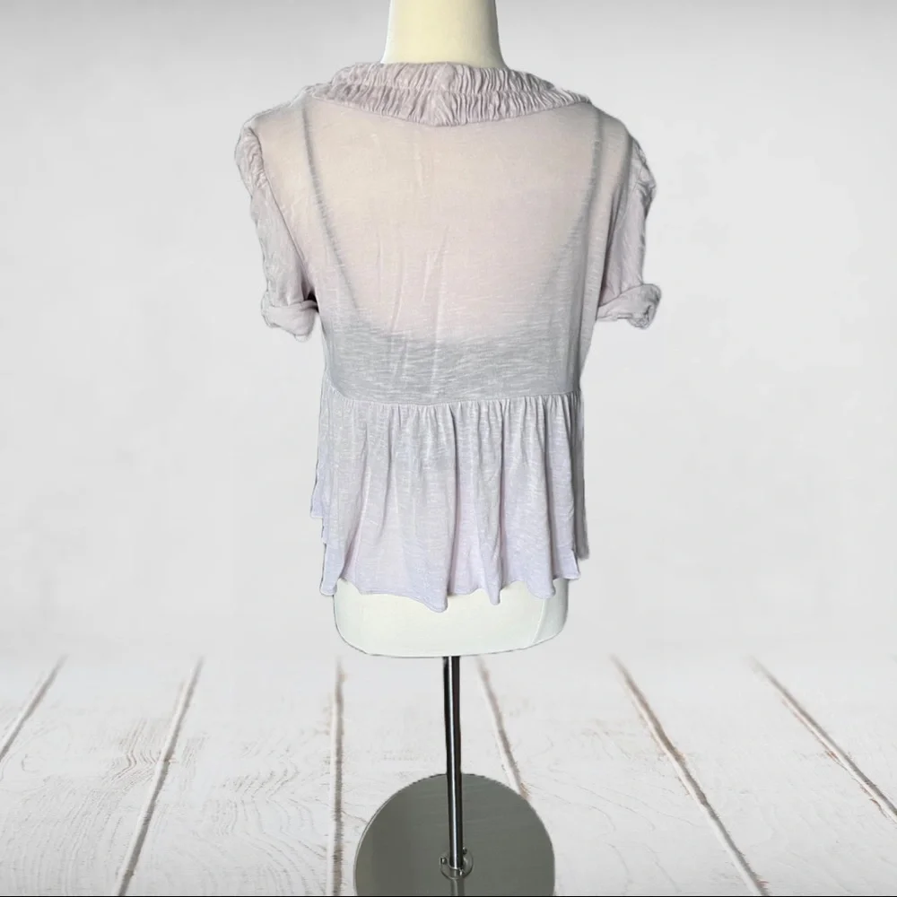 Kimchi Blue Ruched Open Front Cardigan - Picture 3 of 7